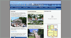 Desktop Screenshot of ostseebad-boltenhagen.de